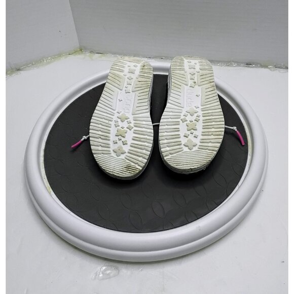 Hey Dude Wendy Toddler Unicorn Shoes Black/Pink K8 EU 25 Lightweight Casual Canv - Picture 4 of 7